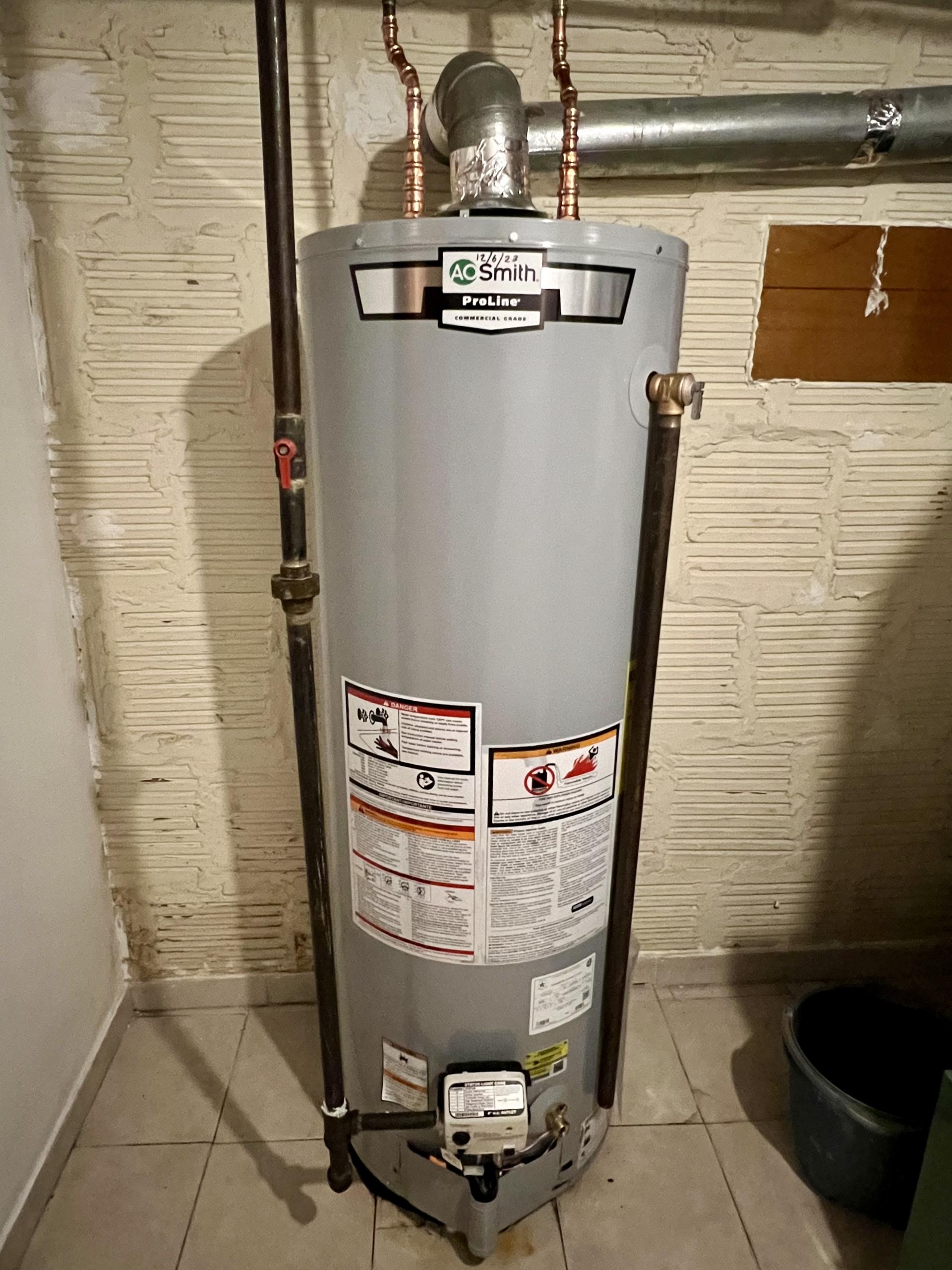 Renewing Comfort: AO Smith Gas Hot Water Heater Installation with 10-Year Warranty in Kew Gardens, NY